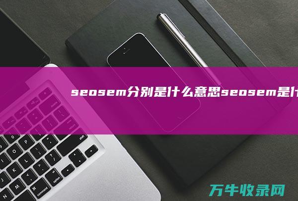 seosem分别是什么意思 (seosem是什么职位)