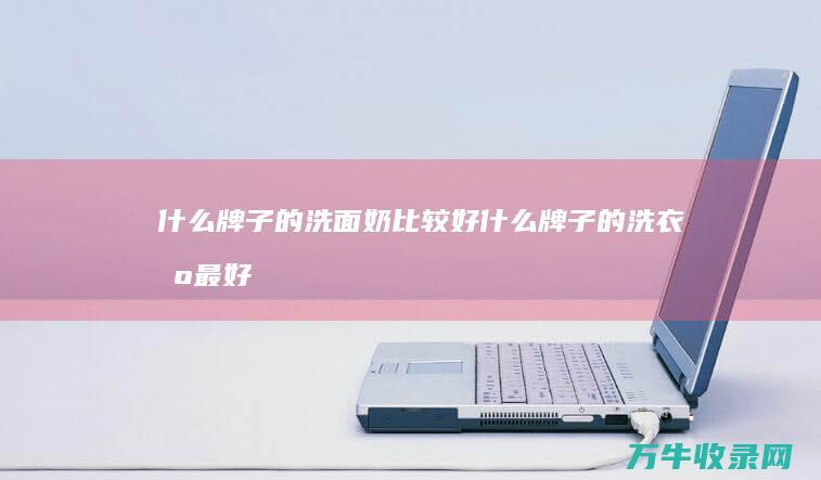 什么牌子的洗面奶比较好 (什么牌子的洗衣机最好)